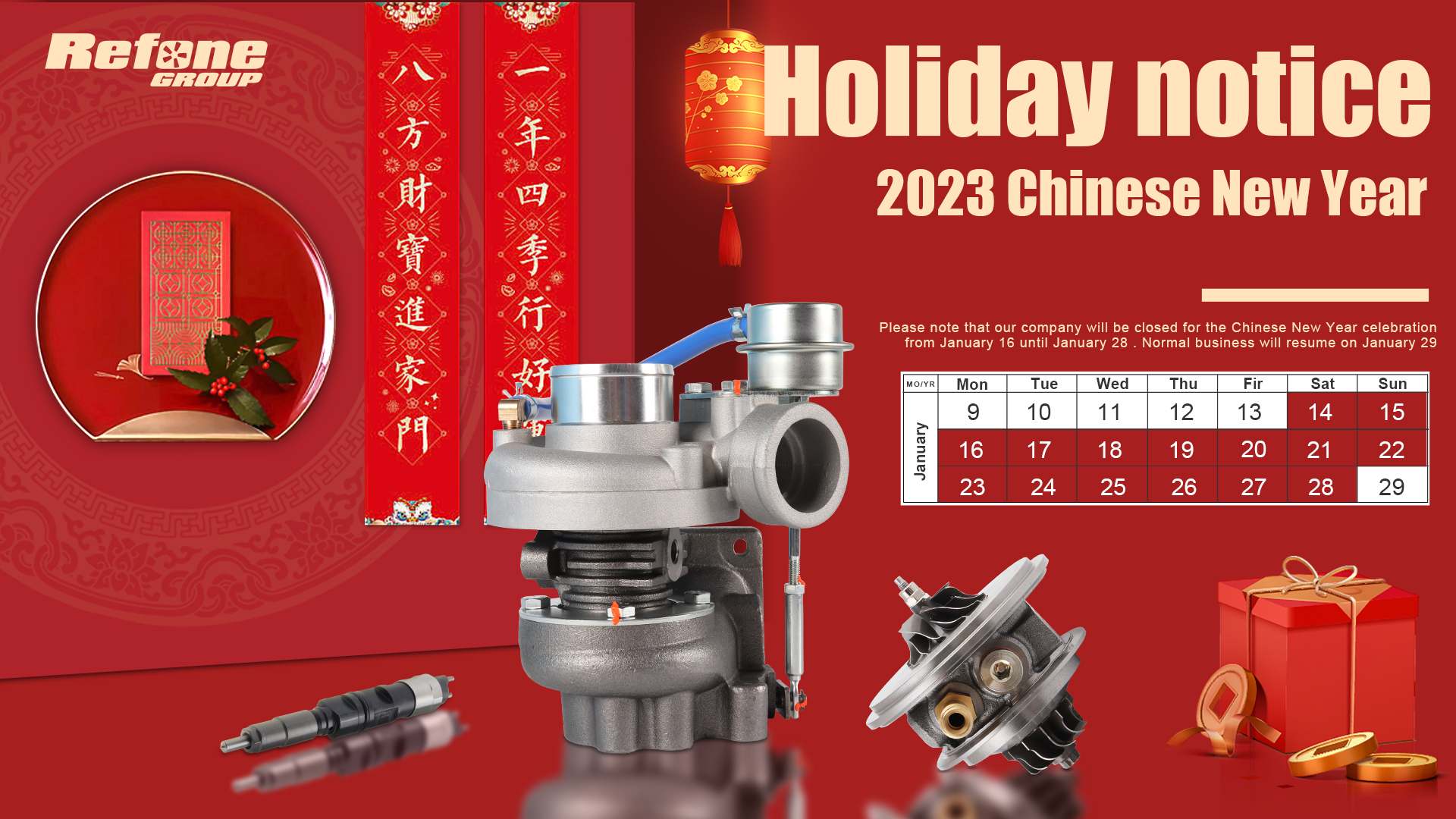 Avis de vacances --- Nouvel An chinois 2023
